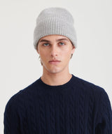 Signature Cashmere Ribbed Beanie