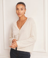 Brushed Luxe Cashmere Cardigan
