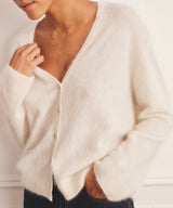 Brushed Luxe Cashmere Cardigan