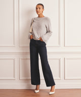 Brushed Luxe Cashmere Crewneck Sweater