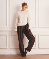 Brushed Luxe Cashmere Crewneck Sweater