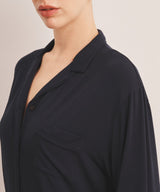 Breathable Button Up Sleep Shirt