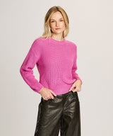 Cotton Fisherman Crewneck Sweater