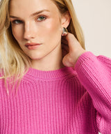 Cotton Fisherman Crewneck Sweater