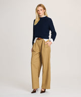 Cotton Fisherman Crewneck Sweater