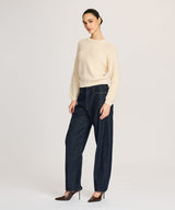 Cotton Fisherman Crewneck Sweater
