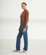 Cotton Relaxed Crewneck Sweater