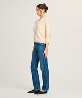 Cotton High Neck Cardigan