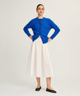 Cotton High Neck Cardigan