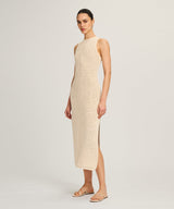 Cotton Open Stitch Tank Dress