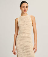 Cotton Open Stitch Tank Dress