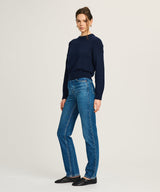 Cotton Relaxed Crewneck Sweater