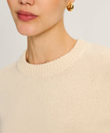 Cotton Relaxed Crewneck Sweater