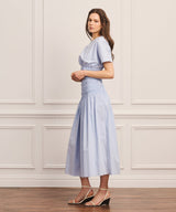 Cotton Smocked Skirt