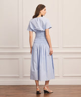 Cotton Smocked Tee