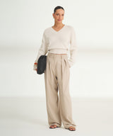 Cotton V-Neck Sweater