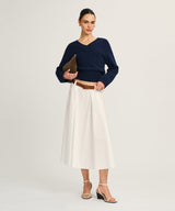 Cotton V-Neck Sweater