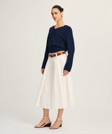 Cotton V-Neck Sweater