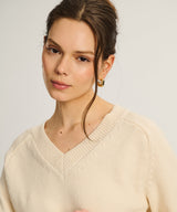 Cotton V-Neck Sweater