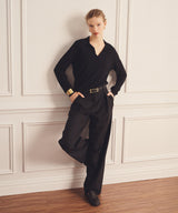 Super Fine Cashmere Long Sleeve Polo