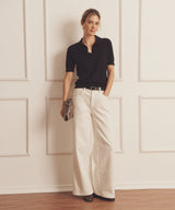 Super Fine Cashmere Short Sleeve Polo