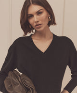 Signature Cashmere V-Neck Dress