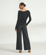 Lightweight Cashmere Boatneck Sweater
