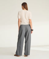 Lightweight Cashmere Cable Short Sleeve Cardigan