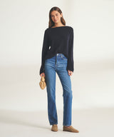 Lightweight Cashmere Relaxed Boatneck Sweater