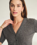 Lightweight Cashmere Short Sleeve Cardigan