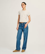 Lightweight Brushed Cotton Slim Tee
