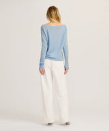 Lightweight Cashmere Boatneck Sweater