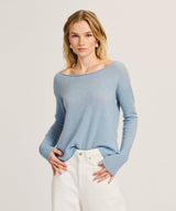 Lightweight Cashmere Boatneck Sweater