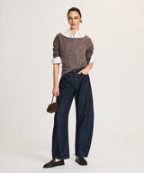Lightweight Cashmere Boatneck Sweater