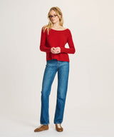 Lightweight Cashmere Boatneck Sweater