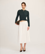 Lightweight Cashmere Cropped Cardigan