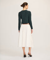 Lightweight Cashmere Cropped Cardigan