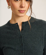 Lightweight Cashmere Cropped Cardigan