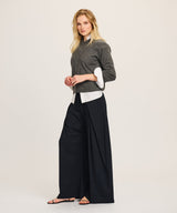 Lightweight Cashmere High V-Neck Sweater