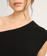 Lightweight Cashmere Off The Shoulder Tank