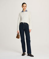 Lightweight Cashmere Relaxed Boatneck Sweater