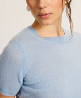 Lightweight Cashmere Short Sleeve Sweater