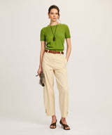 Lightweight Cashmere Short Sleeve Sweater