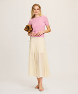 Lightweight Cashmere Short Sleeve Sweater