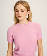 Lightweight Cashmere Short Sleeve Sweater
