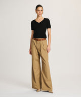 Lightweight Cashmere Short Sleeve V-Neck Sweater