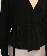 Lightweight Cashmere Wrap Top