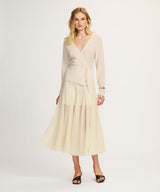 Lightweight Cashmere Wrap Top