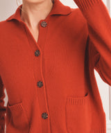 Collared Cashmere Cardigan