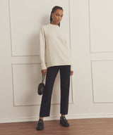 Luxe Cashmere Oversized Crewneck Sweater